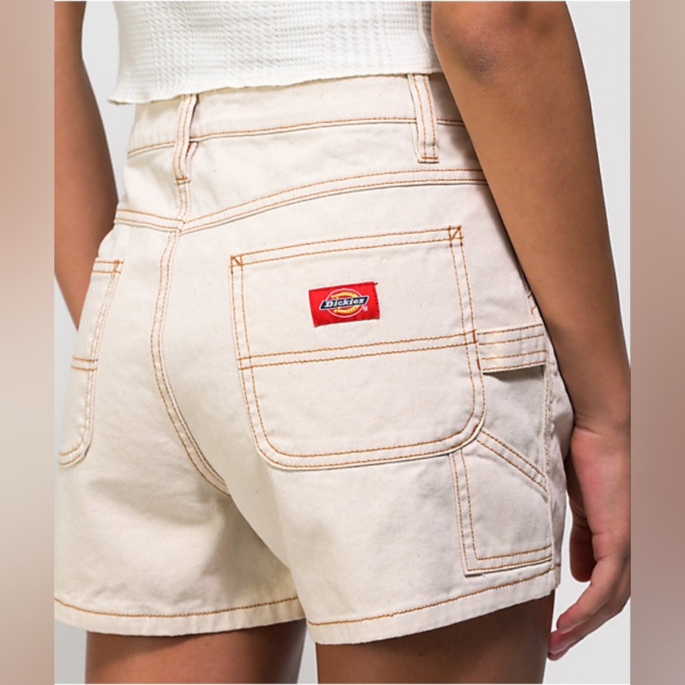 Dickies 11/30 Cream 5 pocket Carpenter Shorts